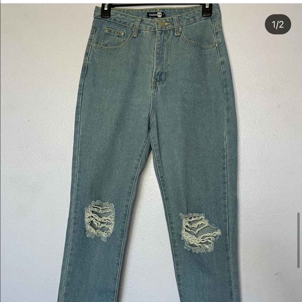 Boohoo high waisted jeans